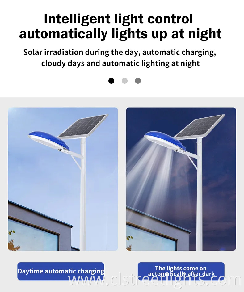 IP65 200W Integrated All in Two Solar Panel LED Street Light